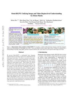 Omni-RGPT: Unifying Image and Video Region-level Understanding via Token Marks