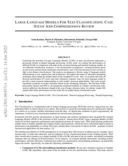 Large Language Models For Text Classification: Case Study And Comprehensive Review