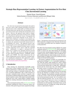 Strategic Base Representation Learning via Feature Augmentations for Few-Shot Class Incremental Learning