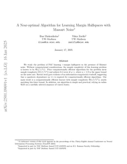 A Near-optimal Algorithm for Learning Margin Halfspaces with Massart Noise