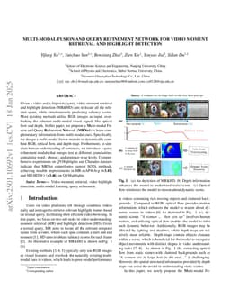 Multi-modal Fusion and Query Refinement Network for Video Moment Retrieval and Highlight Detection
