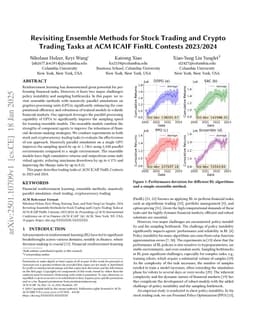 Revisiting Ensemble Methods for Stock Trading and Crypto Trading Tasks at ACM ICAIF FinRL Contest 2023-2024