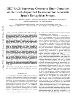GEC-RAG: Improving Generative Error Correction via Retrieval-Augmented Generation for Automatic Speech Recognition Systems