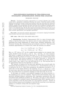 Non-Expansive Mappings in Two-Time-Scale Stochastic Approximation: Finite-Time Analysis