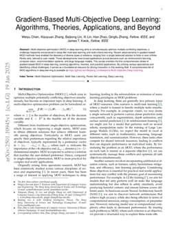 Gradient-Based Multi-Objective Deep Learning: Algorithms, Theories, Applications, and Beyond