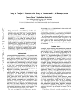 Irony in Emojis: A Comparative Study of Human and LLM Interpretation