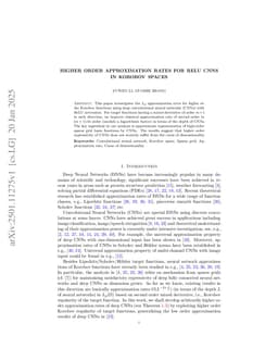 Higher Order Approximation Rates for ReLU CNNs in Korobov Spaces