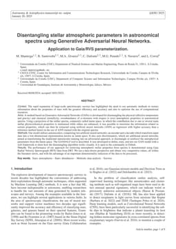 Disentangling stellar atmospheric parameters in astronomical spectra using Generative Adversarial Neural Networks