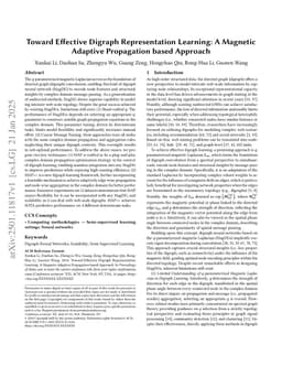 Toward Effective Digraph Representation Learning: A Magnetic Adaptive Propagation based Approach