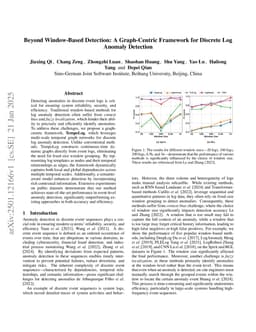 Beyond Window-Based Detection: A Graph-Centric Framework for Discrete Log Anomaly Detection