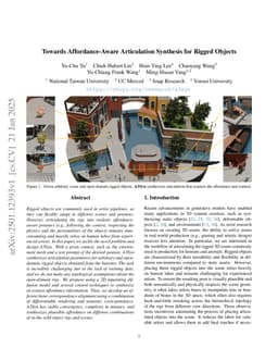 Towards Affordance-Aware Articulation Synthesis for Rigged Objects