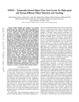 TOFFE -- Temporally-binned Object Flow from Events for High-speed and Energy-Efficient Object Detection and Tracking