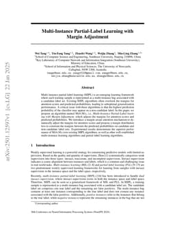 Multi-Instance Partial-Label Learning with Margin Adjustment