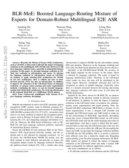 BLR-MoE: Boosted Language-Routing Mixture of Experts for Domain-Robust Multilingual E2E ASR