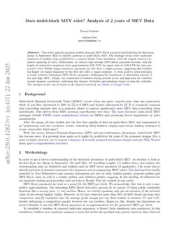 Does multi-block MEV exist? Analysis of 2 years of MEV Data