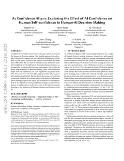 As Confidence Aligns: Exploring the Effect of AI Confidence on Human Self-confidence in Human-AI Decision Making