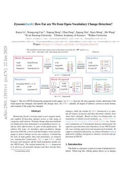 DynamicEarth: How Far are We from Open-Vocabulary Change Detection?