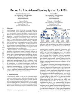 iServe: An Intent-based Serving System for LLMs
