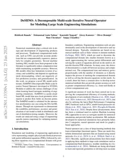 DoMINO: A Decomposable Multi-scale Iterative Neural Operator for Modeling Large Scale Engineering Simulations