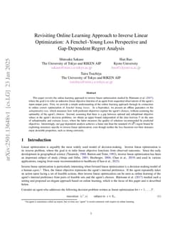 Revisiting Online Learning Approach to Inverse Linear Optimization: A Fenchel$-$Young Loss Perspective and Gap-Dependent Regret Analysis