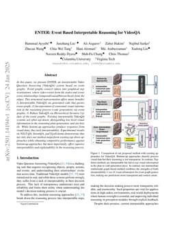 ENTER: Event Based Interpretable Reasoning for VideoQA