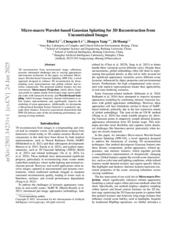 Micro-macro Wavelet-based Gaussian Splatting for 3D Reconstruction from Unconstrained Images