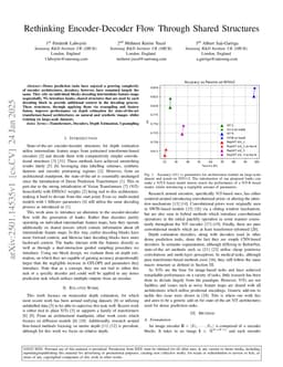Rethinking Encoder-Decoder Flow Through Shared Structures