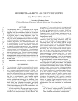 Geometric Mean Improves Loss For Few-Shot Learning