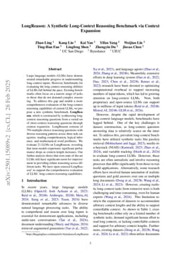 LongReason: A Synthetic Long-Context Reasoning Benchmark via Context Expansion