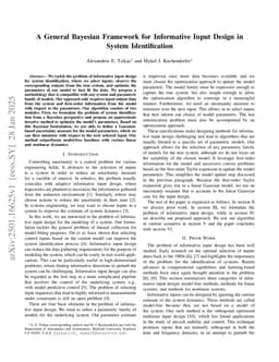 An Iterative Bayesian Approach for System Identification based on Linear Gaussian Models
