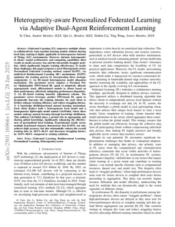 Heterogeneity-aware Personalized Federated Learning via Adaptive Dual-Agent Reinforcement Learning