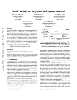 WARP: An Efficient Engine for Multi-Vector Retrieval