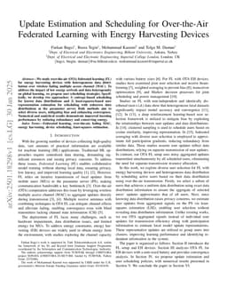 Update Estimation and Scheduling for Over-the-Air Federated Learning with Energy Harvesting Devices