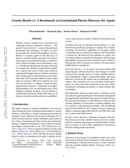 Gravity-Bench-v1: A Benchmark on Gravitational Physics Discovery for Agents