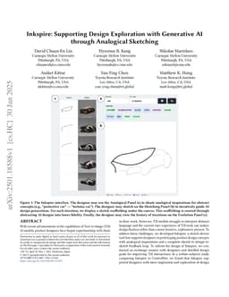 Inkspire: Supporting Design Exploration with Generative AI through Analogical Sketching