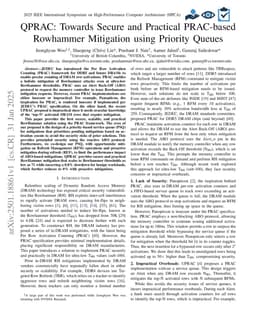 QPRAC: Towards Secure and Practical PRAC-based Rowhammer Mitigation using Priority Queues