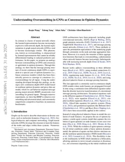 Understanding Oversmoothing in GNNs as Consensus in Opinion Dynamics