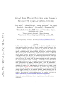 LiDAR Loop Closure Detection using Semantic Graphs with Graph Attention Networks