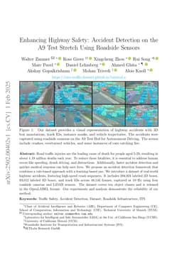 Enhancing Highway Safety: Accident Detection on the A9 Test Stretch Using Roadside Sensors
