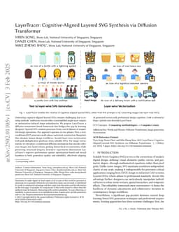 LayerTracer: Cognitive-Aligned Layered SVG Synthesis via Diffusion Transformer