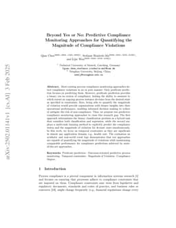 Beyond Yes or No: Predictive Compliance Monitoring Approaches for Quantifying the Magnitude of Compliance Violations