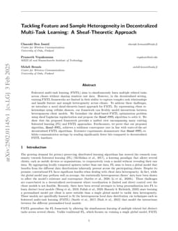 Tackling Feature and Sample Heterogeneity in Decentralized Multi-Task Learning: A Sheaf-Theoretic Approach