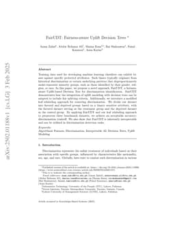 FairUDT: Fairness-aware Uplift Decision Trees