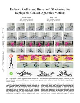 Embrace Collisions: Humanoid Shadowing for Deployable Contact-Agnostics Motions