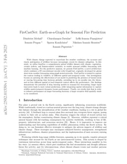 FireCastNet: Earth-as-a-Graph for Seasonal Fire Prediction