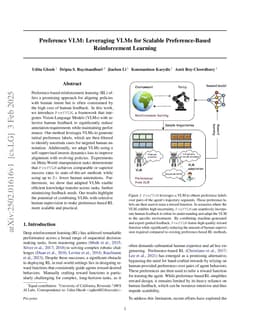 Preference VLM: Leveraging VLMs for Scalable Preference-Based Reinforcement Learning