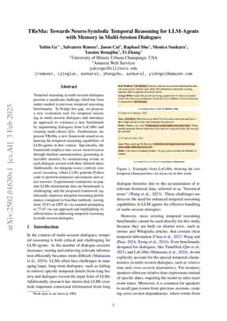 TReMu: Towards Neuro-Symbolic Temporal Reasoning for LLM-Agents with Memory in Multi-Session Dialogues