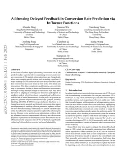 Addressing Delayed Feedback in Conversion Rate Prediction via Influence Functions