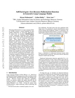 SelfCheckAgent: Zero-Resource Hallucination Detection in Generative Large Language Models