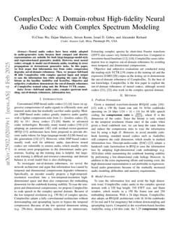 ComplexDec: A Domain-robust High-fidelity Neural Audio Codec with Complex Spectrum Modeling